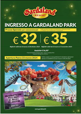 BIGLIETTI GARDALAND 2024